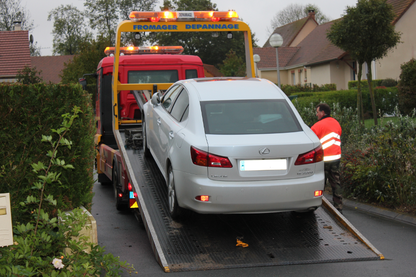 Lexus en panne