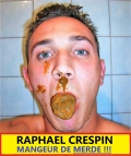 Raphael crespin adore se faire chier dans la bouche merde